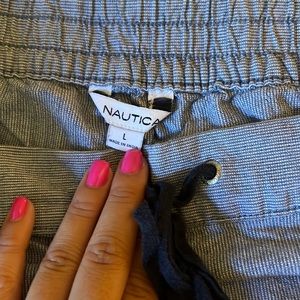 Nautica blue striped shorts